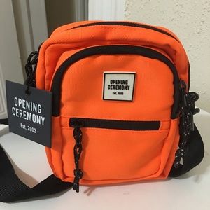 Opening ceremony pouch orange crossbody